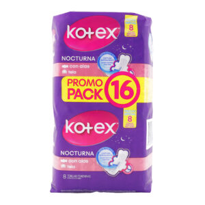 2 TOA.KOTEX NOCTURNA TELA X 16