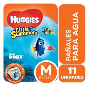 PAN. HUGGIES LITTLE SWIMERS M X 11 UN
