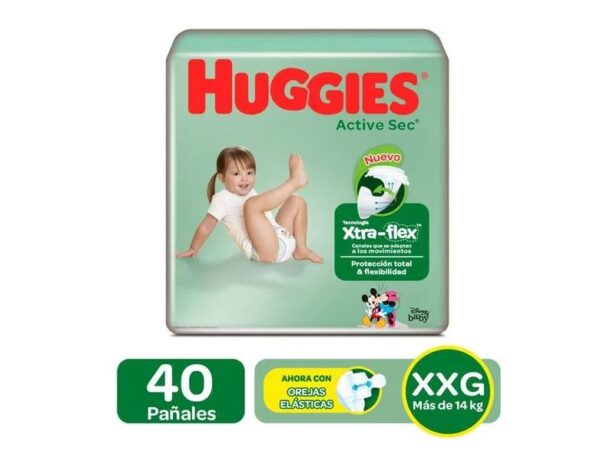 PAN.HUGGIES ACT SEC ET.5XXG 40UDS