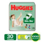 PAN. HUGGIES ACTIVE SEC ET 6 X 30 UND