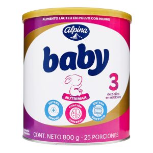 Alimento lácteo infantil, Leche de vaca modificada, Bebés, Desarrollo y crecimiento, Hierro, Prebióticos, Probióticos, Sin gluten, Sabor vainilla, fresa y chocolate, Leche materna, Fórmula infantil, Supervisión médica
